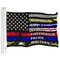G128 Thin Line First Responders American Flag | 3x5 Ft | LiteWeave Pro Series Printed 150D Polyester | Duty and Honor, Indoor/Outdoor, Vibrant Colors, Brass Grommets, Thicker and More Durable Than 100D